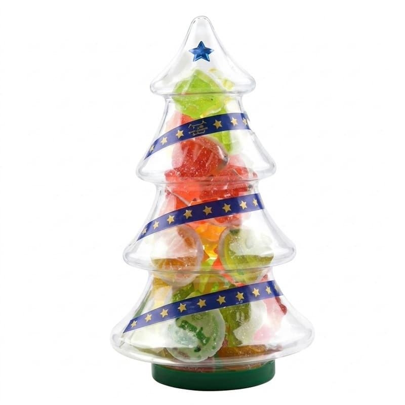Reusable Christmas Tree Jar with Fruity Jelly