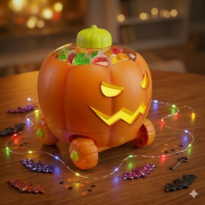 3D Pumpkin Jar Fruity Jelly for Holiday Gifting