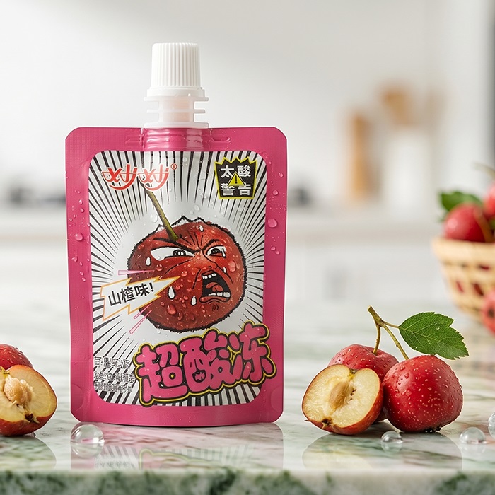 Super Sour Squeezable Jelly Drink in Spout Pouch