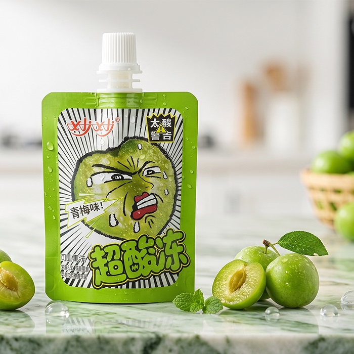 Super Sour Squeezable Jelly Drink in Spout Pouch Super Sour Squeezable Jelly Drink in Spout Pouch