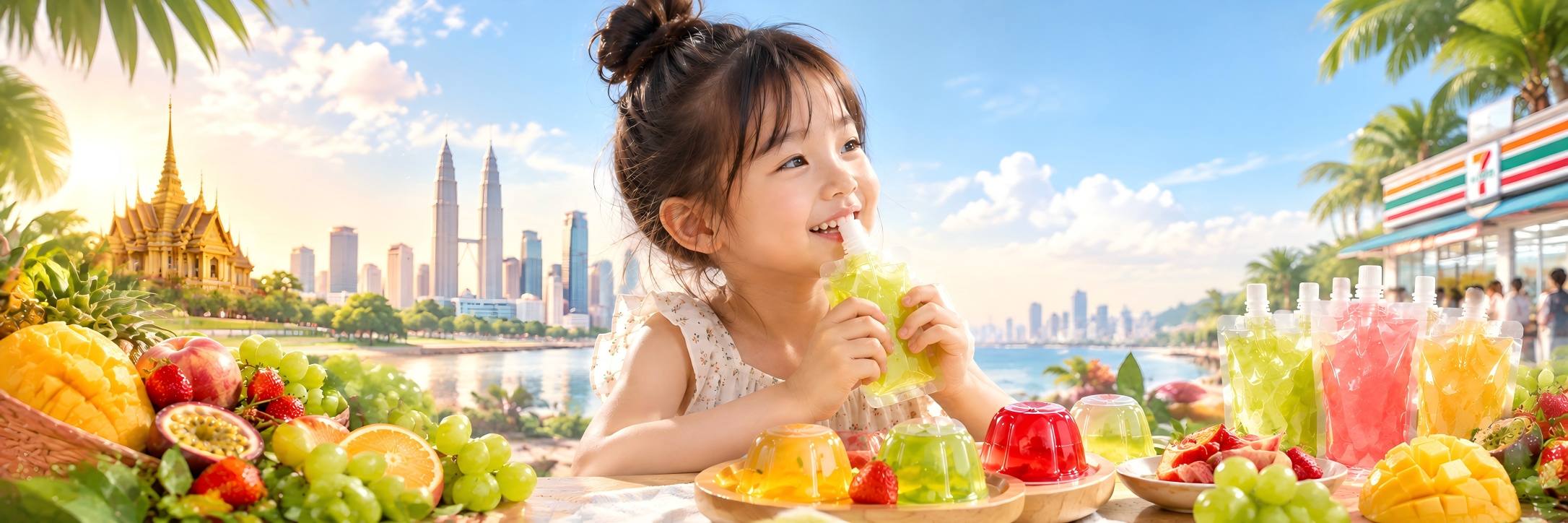 Southeast Asia fruit jelly and juice market overview: growth drivers, country highlights and OEM opportunities for brands and importers.